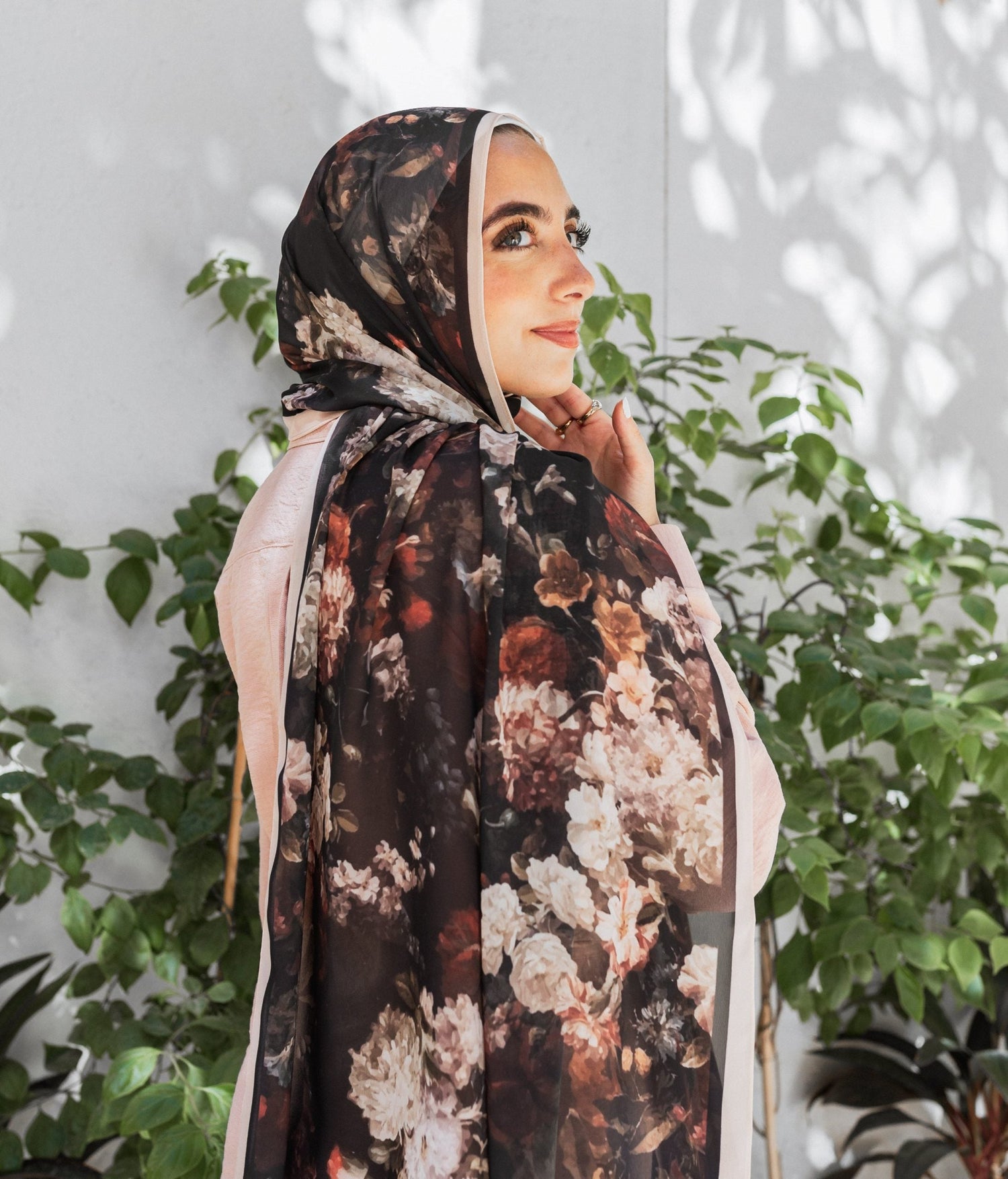 chiffon printed scarves