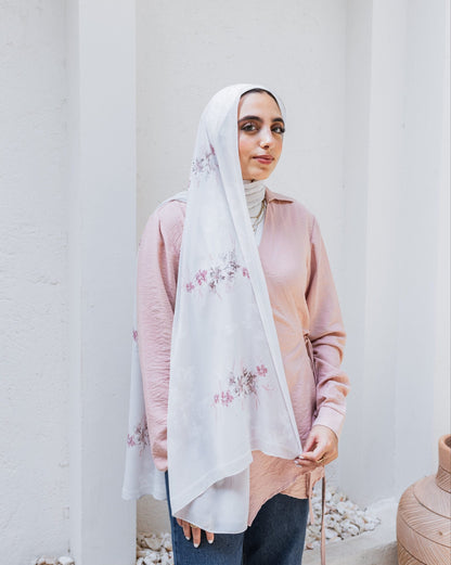 Champagne bolosom in chiffon