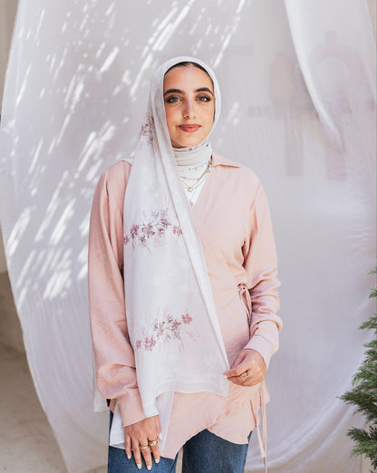 Champagne bolosom in chiffon