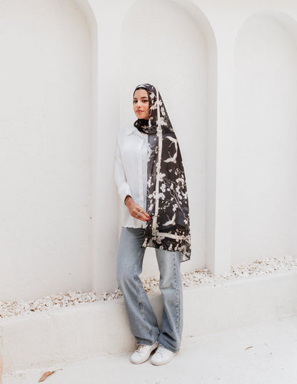 Goldy freedom in chiffon