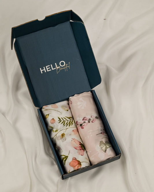 Petal Poetry in satin