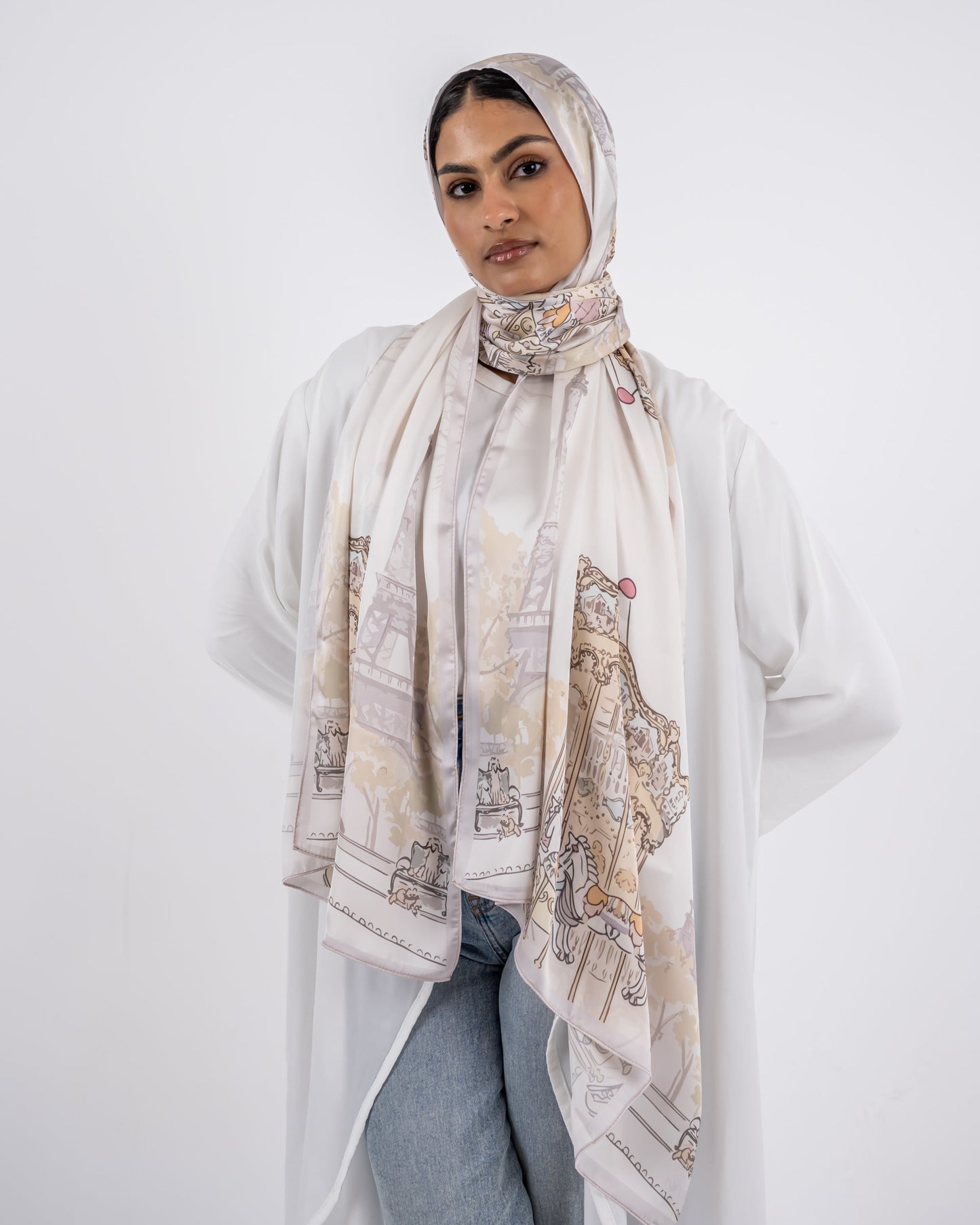 Love in paris in satin